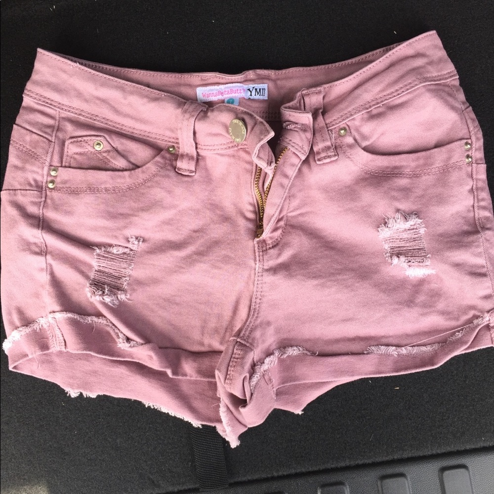 3/$7!! Wanna Betta butt mauve shorts